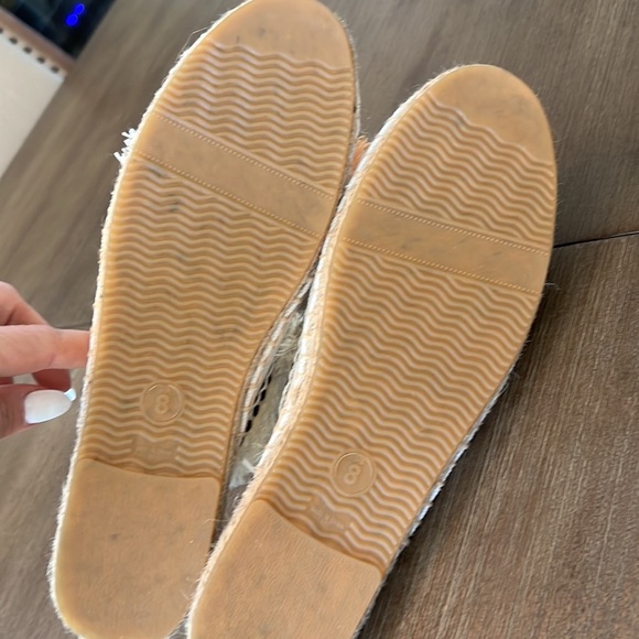 POM & Tassels flat Espadrille NEW Size 8 - Picture 5 of 5